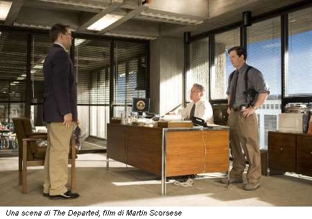 Una scena di The Departed, film di Martin Scorsese