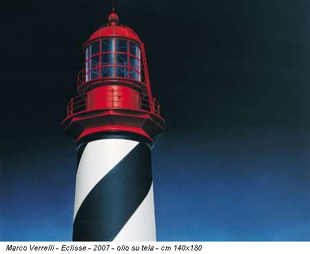 Marco Verrelli - Eclisse - 2007 - olio su tela - cm 140x180