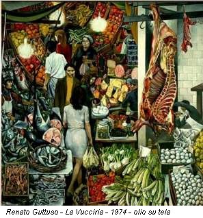 Renato Guttuso - La Vucciria - 1974 - olio su tela