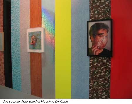 Uno scorcio dello stand di Massimo De Carlo