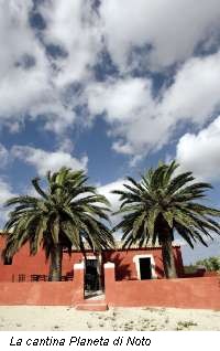 La cantina Planeta di Noto