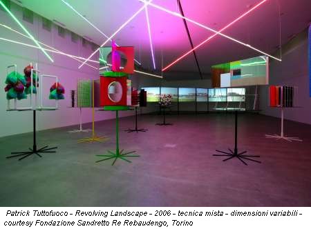 Patrick Tuttofuoco - Revolving Landscape - 2006 - tecnica mista - dimensioni variabili - courtesy Fondazione Sandretto Re Rebaudengo, Torino