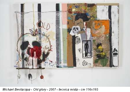 Michael Bevilacqua - Old glory - 2007 - tecnica mista - cm 116x193
