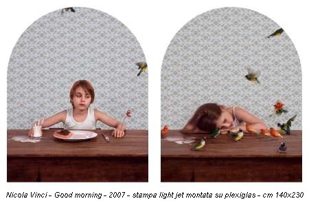Nicola Vinci - Good morning - 2007 - stampa light jet montata su plexiglas - cm 140x230