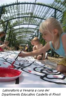 Laboratorio a Venaria a cura del Dipartimento Educativo Castello di Rivoli