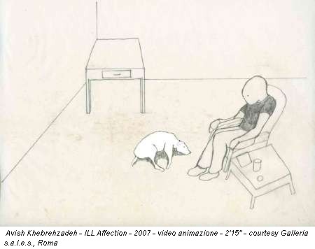 Avish Khebrehzadeh - ILL Affection - 2007 - video animazione - 2'15'' - courtesy Galleria s.a.l.e.s., Roma