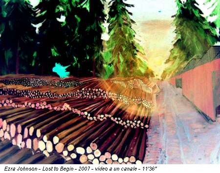 Ezra Johnson - Lost to Begin - 2007 - video a un canale - 11'36''