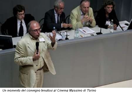 Un momento del convegno tenutosi al Cinema Massimo di Torino