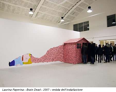 Laurina Paperina - Brain Dead - 2007 - veduta dell'installazione