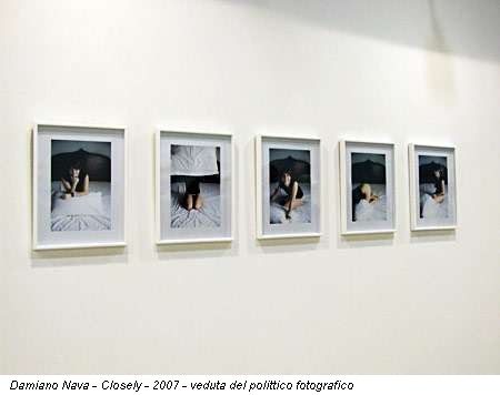 Damiano Nava - Closely - 2007 - veduta del polittico fotografico