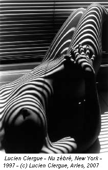 Lucien Clergue - Nu zébré, New York - 1997 - (c) Lucien Clergue, Arles, 2007