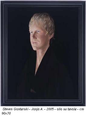 Steven Gontarski - Jonjo A. - 2005 - olio su tavola - cm 90x70