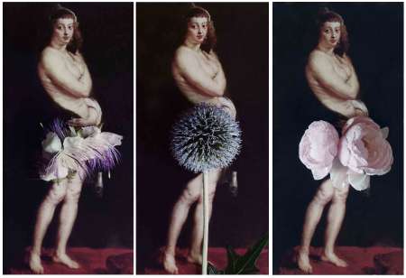 Eraldo Taliano - Helene ritratto IIIa - 2007 - photocollage