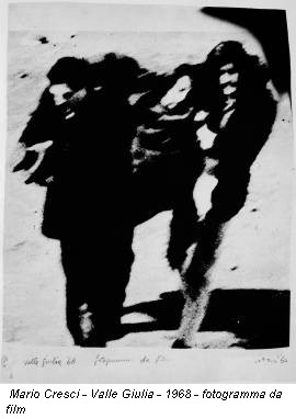 Mario Cresci - Valle Giulia - 1968 - fotogramma da film