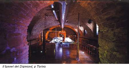 Il tunnel del Diamond, a Torino