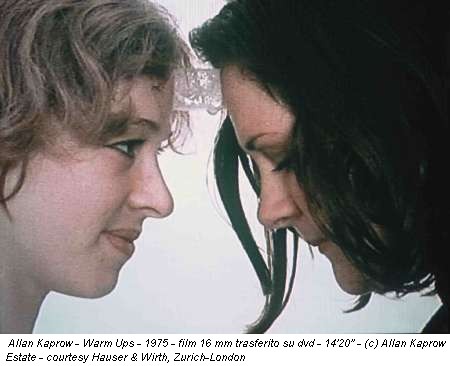 Allan Kaprow - Warm Ups - 1975 - film 16 mm trasferito su dvd - 14'20'' - (c) Allan Kaprow Estate - courtesy Hauser & Wirth, Zurich-London
