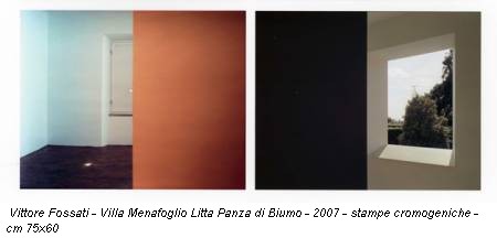 Vittore Fossati - Villa Menafoglio Litta Panza di Biumo - 2007 - stampe cromogeniche - cm 75x60