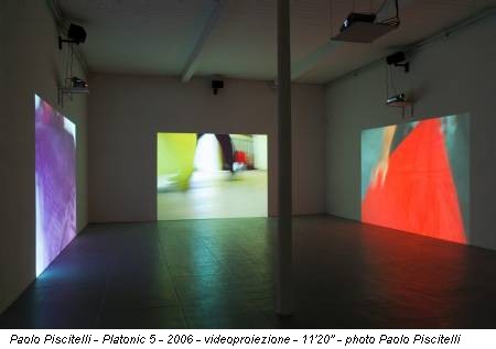 Paolo Piscitelli - Platonic 5 - 2006 - videoproiezione - 11'20'' - photo Paolo Piscitelli