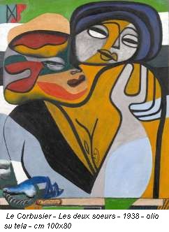 Le Corbusier - Les deux soeurs - 1938 - olio su tela - cm 100x80
