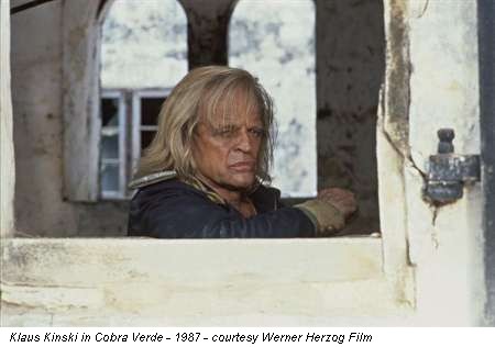 Klaus Kinski in Cobra Verde - 1987 - courtesy Werner Herzog Film