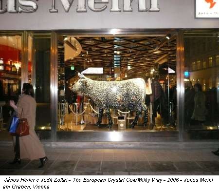 János Héder e Judit Zoltai - The European Crystal Cow/Milky Way - 2006 - Julius Meinl am Graben, Vienna