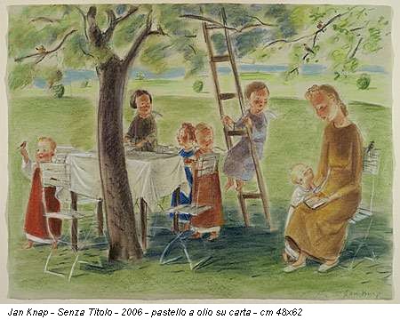 Jan Knap - Senza Titolo - 2006 - pastello a olio su carta - cm 48x62