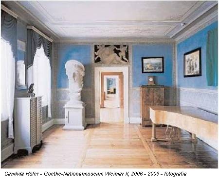 Candida Höfer - Goethe-Nationalmuseum Weimar II, 2006 - 2006 - fotografia