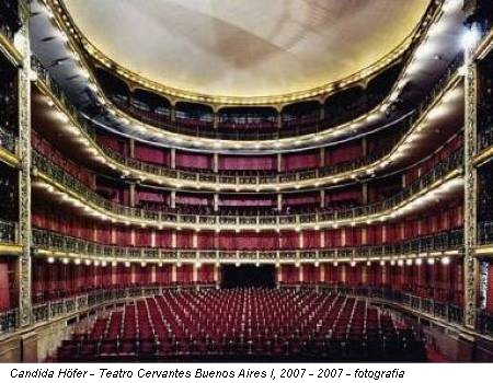 Candida Höfer - Teatro Cervantes Buenos Aires I, 2007 - 2007 - fotografia