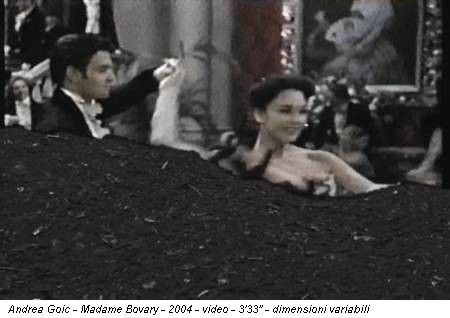 Andrea Goic - Madame Bovary - 2004 - video - 3'33'' - dimensioni variabili