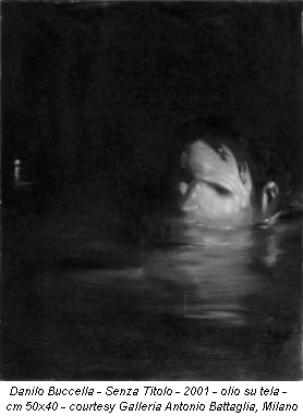 Danilo Buccella - Senza Titolo - 2001 - olio su tela - cm 50x40 - courtesy Galleria Antonio Battaglia, Milano