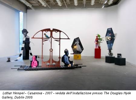 Lothar Hempel - Casanova - 2007 - veduta dell’installazione presso The Douglas Hyde Gallery, Dublin 2008