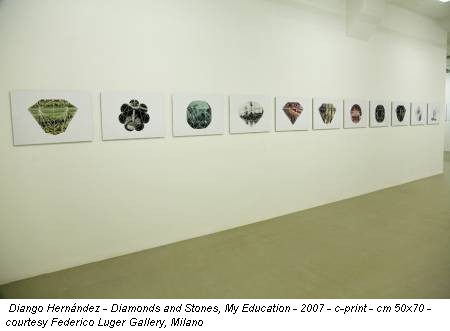 Diango Hernández - Diamonds and Stones, My Education - 2007 - c-print - cm 50x70 - courtesy Federico Luger Gallery, Milano