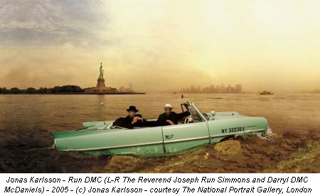 Jonas Karlsson - Run DMC (L-R The Reverend Joseph Run Simmons and Darryl DMC McDaniels) - 2005 - (c) Jonas Karlsson - courtesy The National Portrait Gallery, London
