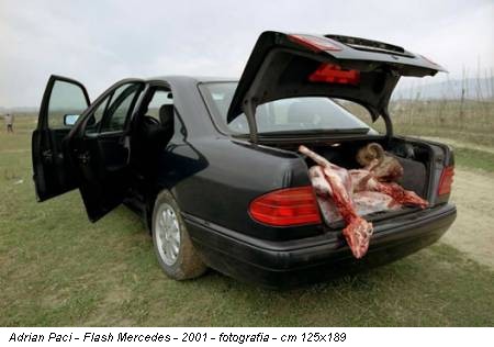 Adrian Paci - Flash Mercedes - 2001 - fotografia - cm 125x189
