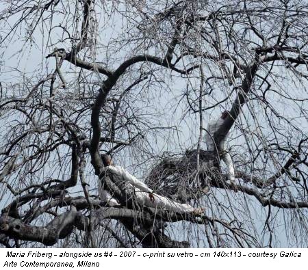 Maria Friberg - alongside us #4 - 2007 - c-print su vetro - cm 140x113 - courtesy Galica Arte Contemporanea, Milano