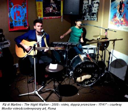 Rä di Martino - The Night Walker - 2008 - video, doppia proiezione - 15'41'' - courtesy Monitor video&contemporary art, Roma