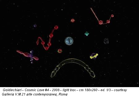 Goldiechiari - Cosmic Love #4 - 2008 - light box - cm 180x260 - ed. 1/3 - courtesy Galleria V.M.21 arte contemporanea, Roma