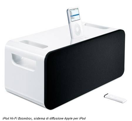 iPod Hi-Fi Boombox, sistema di diffusione Apple per iPod