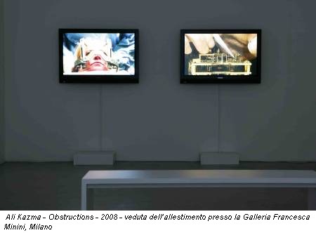 Ali Kazma - Obstructions - 2008 - veduta dell’allestimento presso la Galleria Francesca Minini, Milano