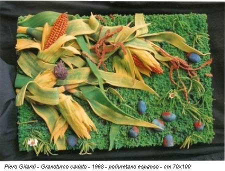 Piero Gilardi - Granoturco caduto - 1968 - poliuretano espanso - cm 70x100