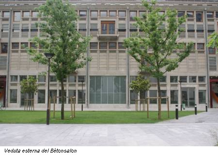 Veduta esterna del Bétonsalon
