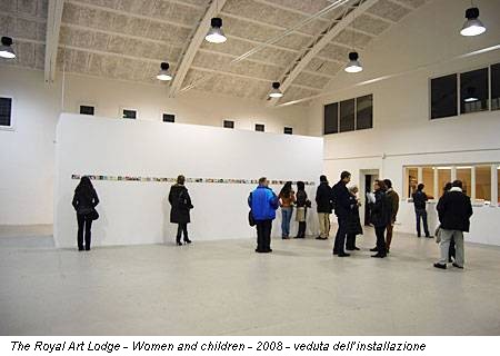 The Royal Art Lodge - Women and children - 2008 - veduta dell’installazione