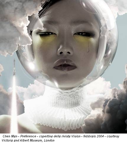 Chen Man - Preference - copertina della rivista Vision - febbraio 2004 - courtesy Victoria and Albert Museum, London