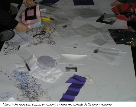 I lavori dei ragazzi: sogni, emozioni, ricordi recuperati dalla loro memoria