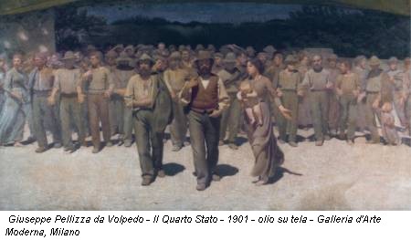 Giuseppe Pellizza da Volpedo - Il Quarto Stato - 1901 - olio su tela - Galleria d'Arte Moderna, Milano