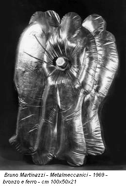 Bruno Martinazzi - Metalmeccanici - 1969 - bronzo e ferro - cm 100x50x21