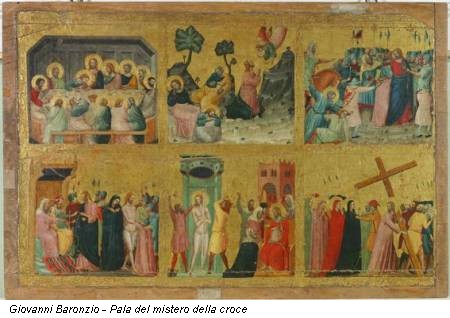 Giovanni Baronzio - Pala del mistero della croce