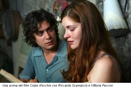 Una scena del film Colpo d'occhio con Riccardo Scamarcio e Vittoria Puccini