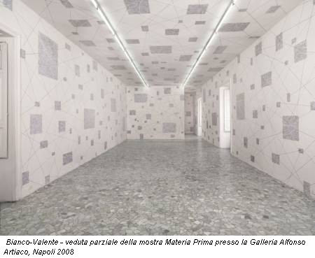 Bianco-Valente - veduta parziale della mostra Materia Prima presso la Galleria Alfonso Artiaco, Napoli 2008