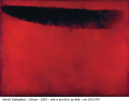 Horiki Katsutomi - Ulisse - 2001 - olio e acrilico su tela - cm 201x151